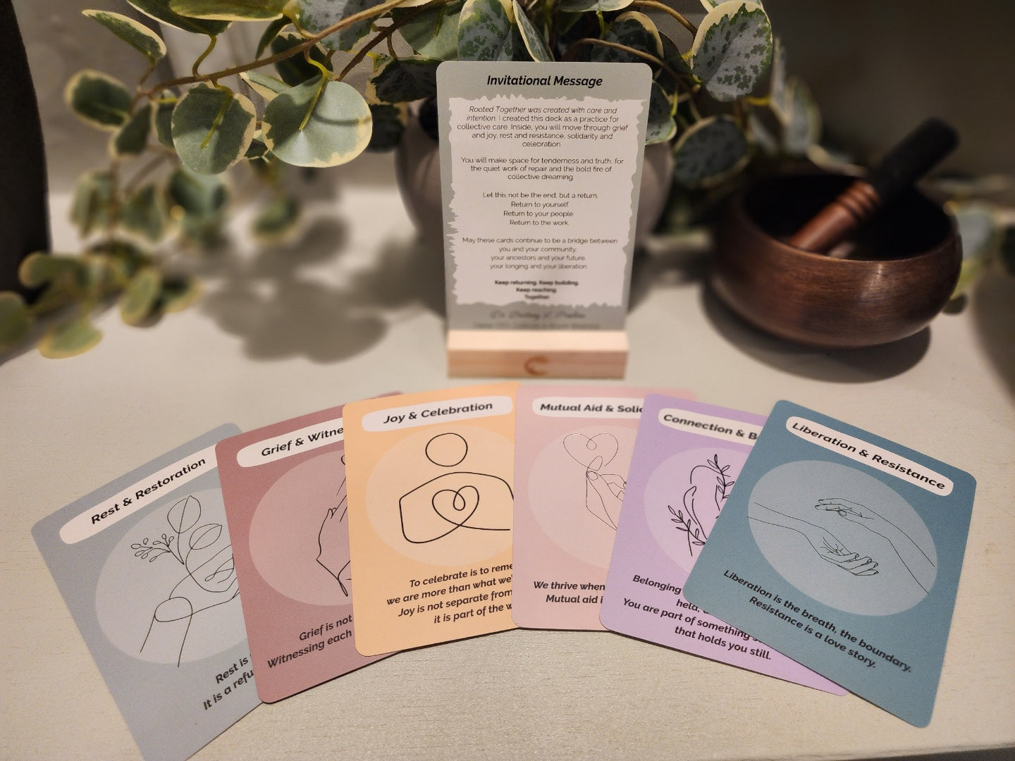 Rooted Together: Cards for Collective Wellness & Liberation