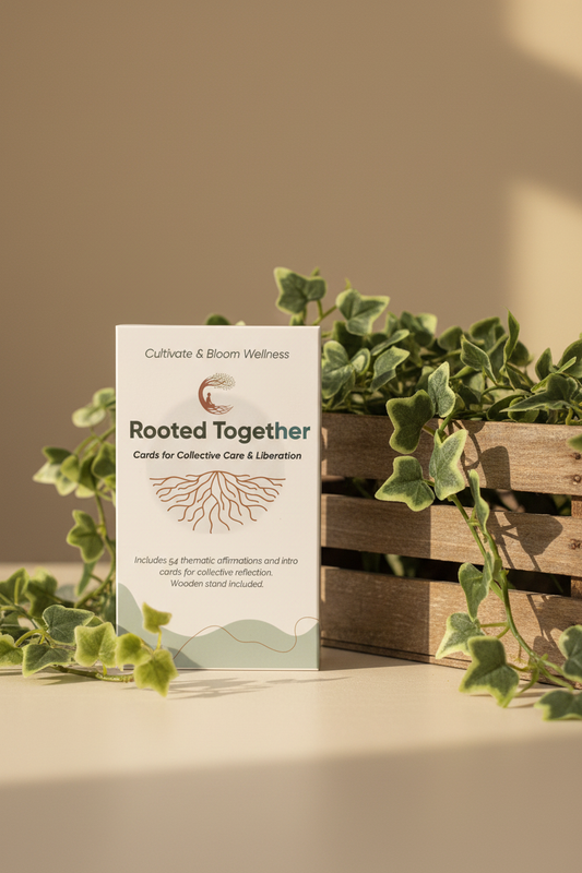 Rooted Together Box - Warm Neutral Background with Vines